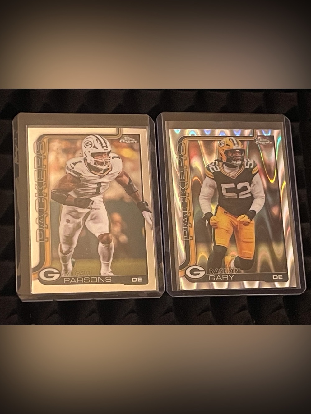 Micah Parsons 2026 Topps Chrome Football-Rasean Gary Wave Parallel